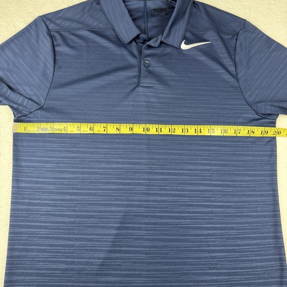 Nike Golf Dri-Fit Tour Texture Mens Polo Short Sleeve Shirt 915876-410-NWT Sm - Picture 13 of 16